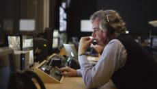 Professor David Clarke in the Science of Learning Research Classroom. IMAGE by Marcel Aucar
