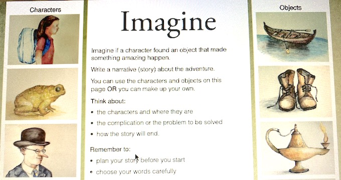 Image from NAPLAN writing task