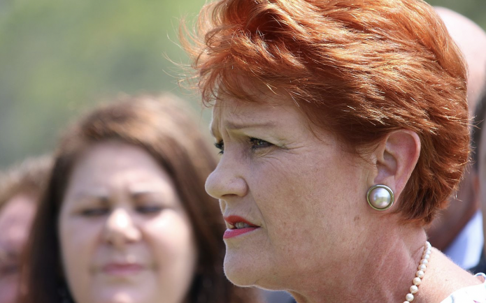 Photo of Pauline Hanson because her comments prompted a school developed response