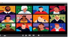 Illustration of a Zoom tutorial