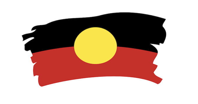 Remnant of Aboriginal flag