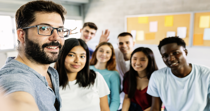diverse group of new teachers