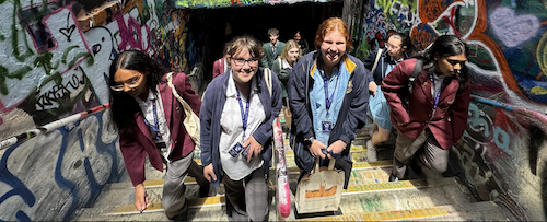 Could these be our future teachers, one connection at a time?