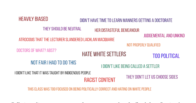 phrases from student feedback